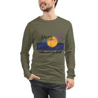 Faith Makes Room for Hope - Unisex Long Sleeve T-Shirt